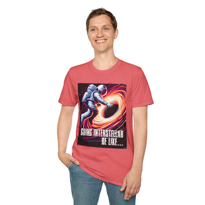 Interstellar BlackHole, Space Voyager Graphic Tee, Going Interstellar T-Shirt, Astronaut Shirt, Gift for Sci-Fi Lovers, Cool Casual Wear, t-shirts