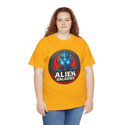 Alien Galaxies T-Shirt — Sci‑Fi Alien Emblem Tee, unisex, t-shirt, png, graphic design