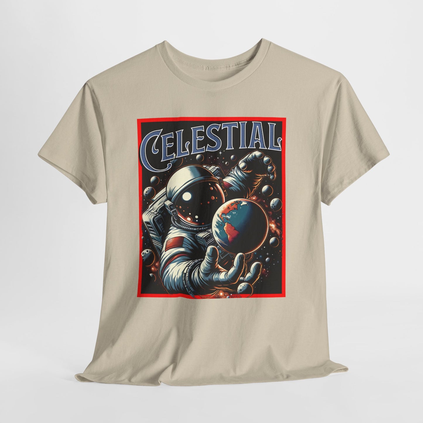 Celestial Astronaut Tee - Unisex Vintage Space Graphic T-Shirt, png, t-shirt, tshirts