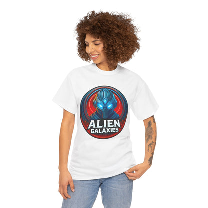 Alien Galaxies T-Shirt — Sci‑Fi Alien Emblem Tee, unisex, t-shirt, png, graphic design