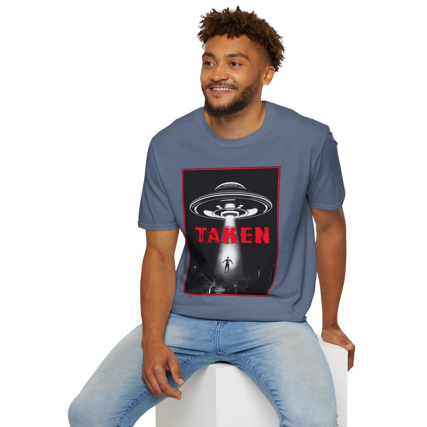 Taken, Alien Abduction, Unisex T-Shirt, Taken Graphic Tee, UFO Gift, Casual Wear, Sci-Fi Fan Apparel, Fun Statement Shirt, GraphicTees