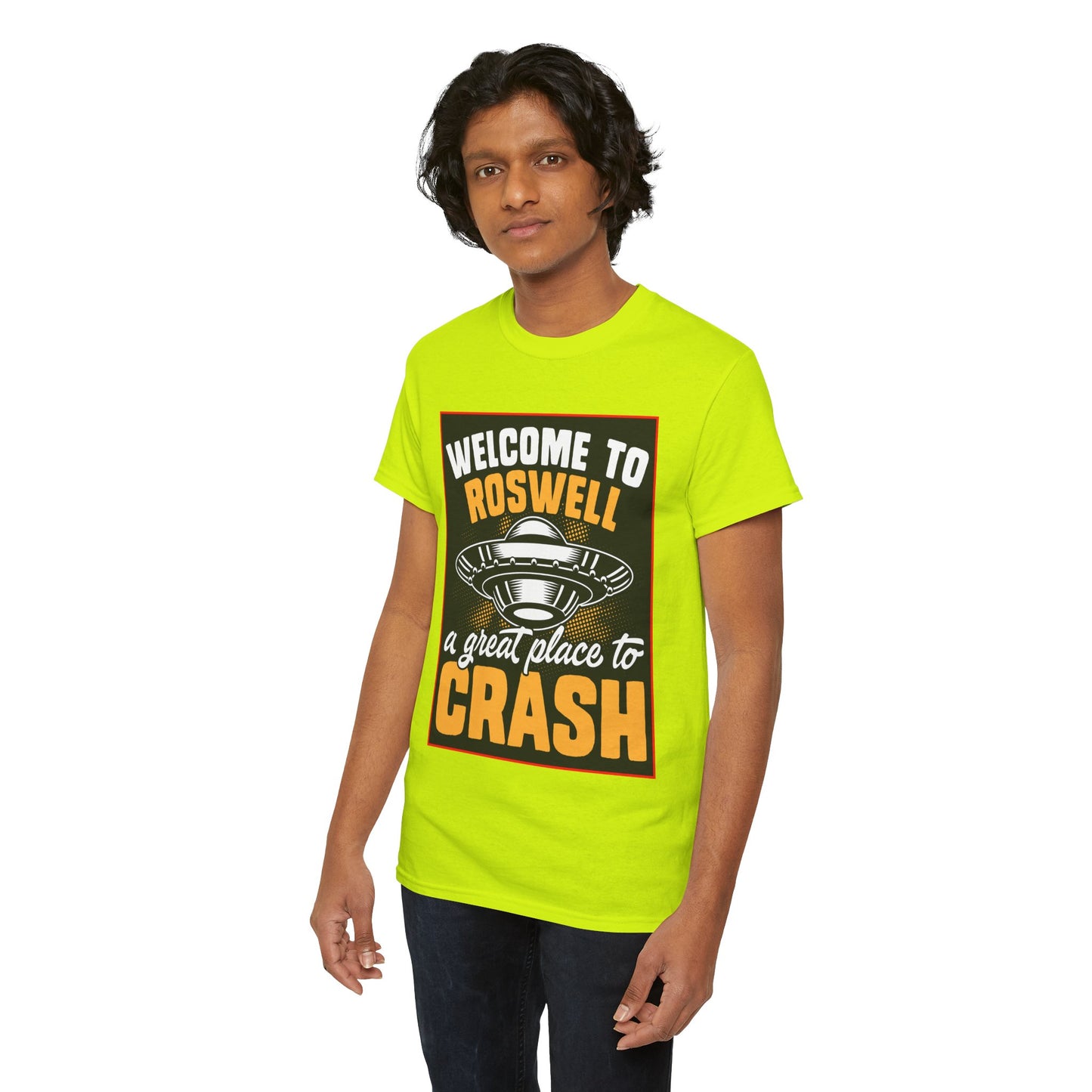 Roswell, UFO, Unisex Heavy Cotton Tee, graphic design, png, t-shirts, t-shirt, tshirts