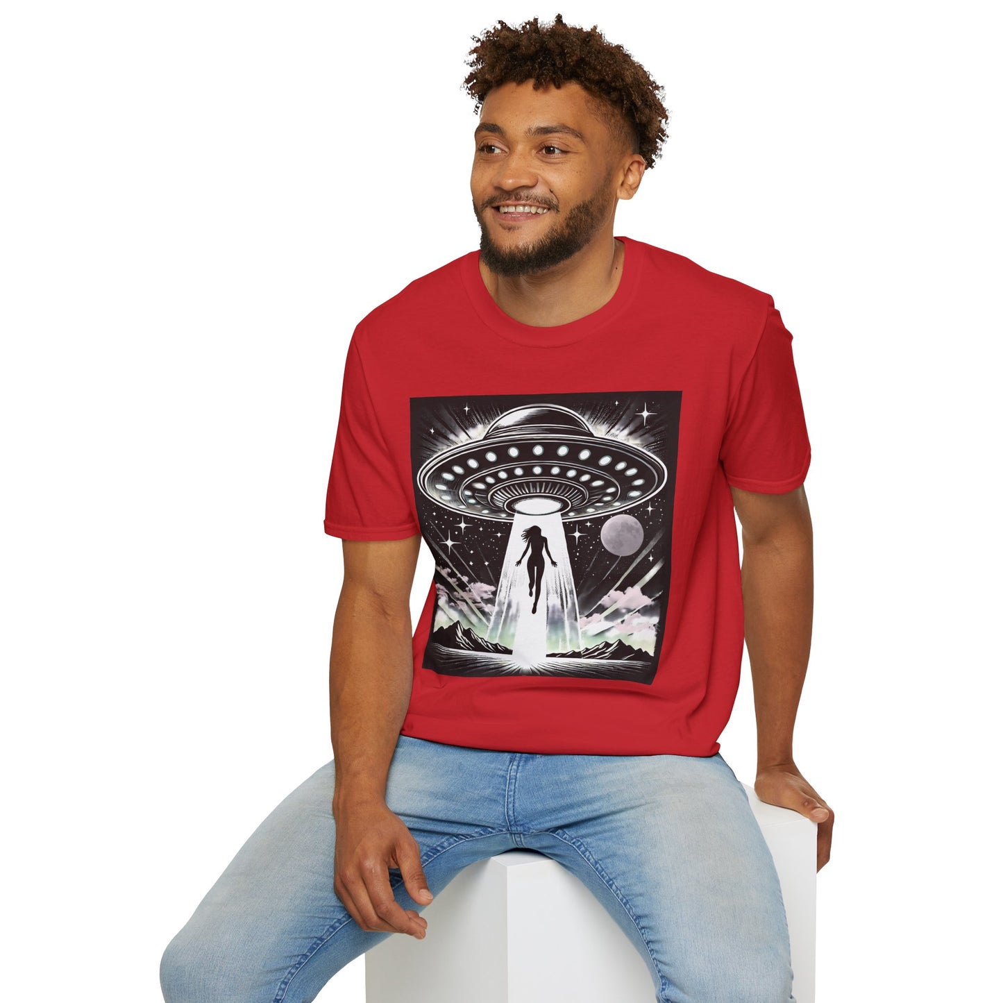 Cosmic Alien Abduction T-Shirt, Retro UFO Shirt, t-shirts, tshirts, Space Enthusiast Apparel, Graphic Tee, Gift for Sci-Fi Lovers, tees, png