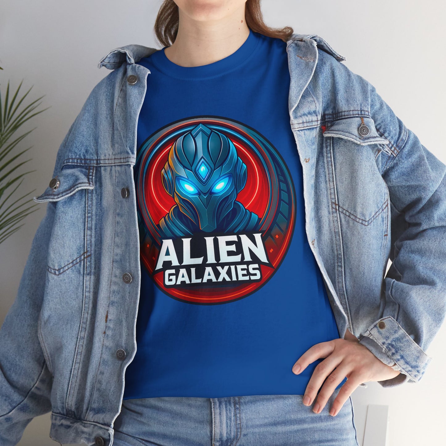 Alien Galaxies T-Shirt — Sci‑Fi Alien Emblem Tee, unisex, t-shirt, png, graphic design