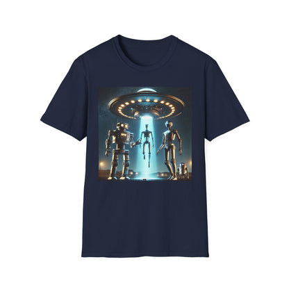 Retro Sci-Fi Unisex T-Shirt, Alien Design Shirt, Gift for Space Lovers, Cool Graphic Tee, Perfect for Sci-Fi Fans, Casual Wear