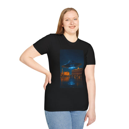 Mysterious UFO Over Vegas Unisex T-Shirt