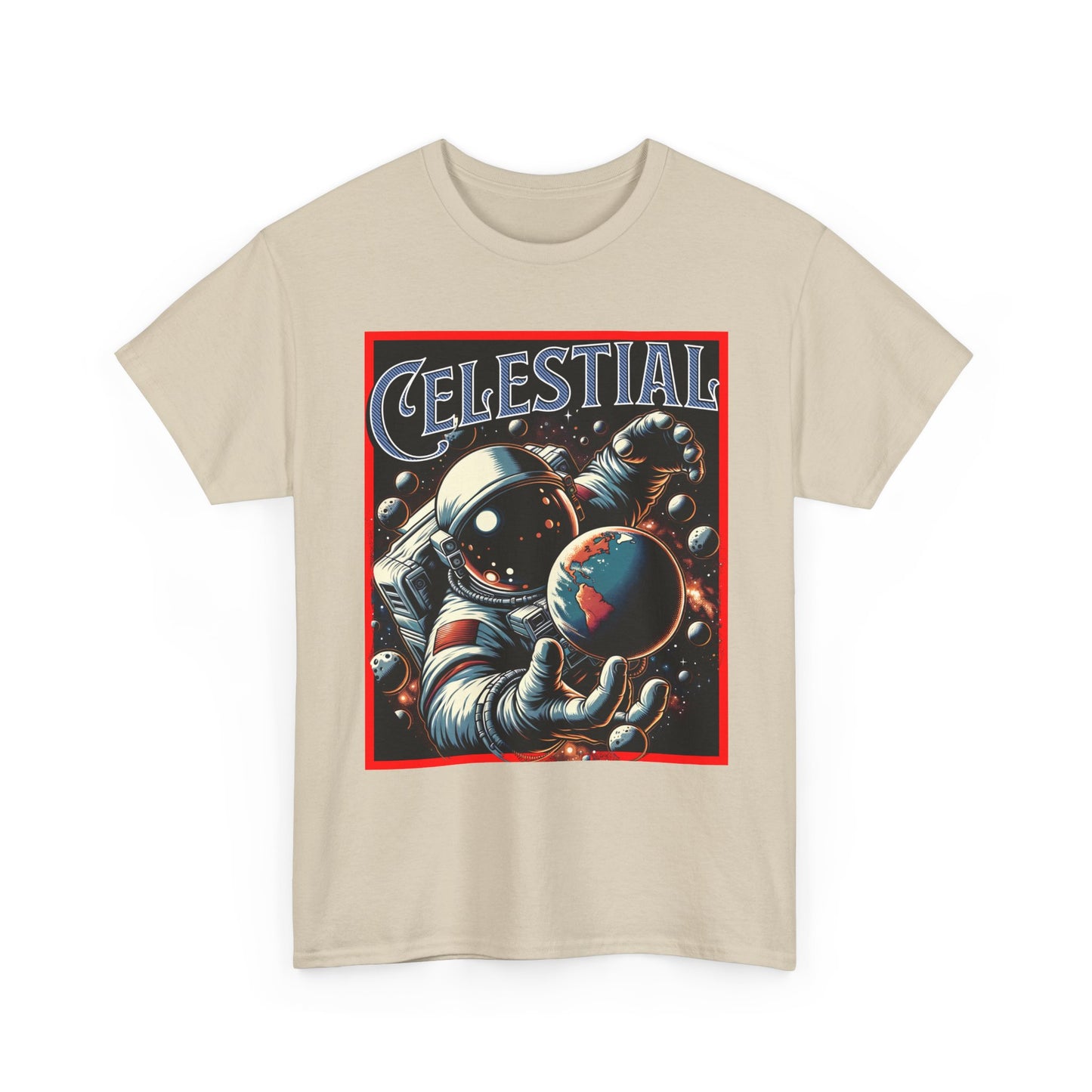 Celestial Astronaut Tee - Unisex Vintage Space Graphic T-Shirt, png, t-shirt, tshirts