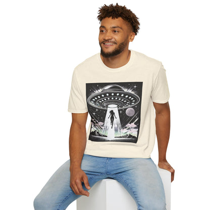 Cosmic Alien Abduction T-Shirt, Retro UFO Shirt, t-shirts, tshirts, Space Enthusiast Apparel, Graphic Tee, Gift for Sci-Fi Lovers, tees, png