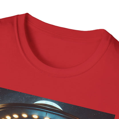 Retro Sci-Fi Unisex T-Shirt, Alien Design Shirt, Gift for Space Lovers, Cool Graphic Tee, Perfect for Sci-Fi Fans, Casual Wear