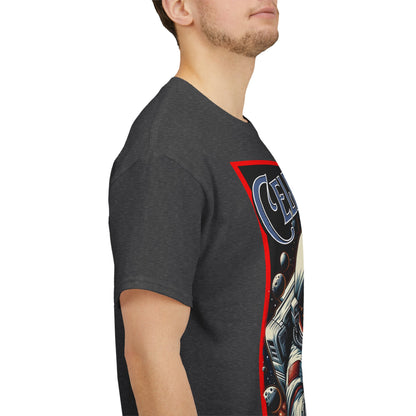 Celestial Astronaut Tee - Unisex Vintage Space Graphic T-Shirt, png, t-shirt, tshirts