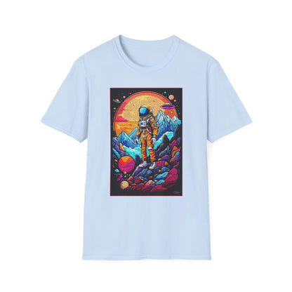 Astronaut Adventure T-Shirt | Cosmic Space Tee, Unisex Graphic Shirt, Gift for Space Lovers, Festival Wear, Outer Space Design