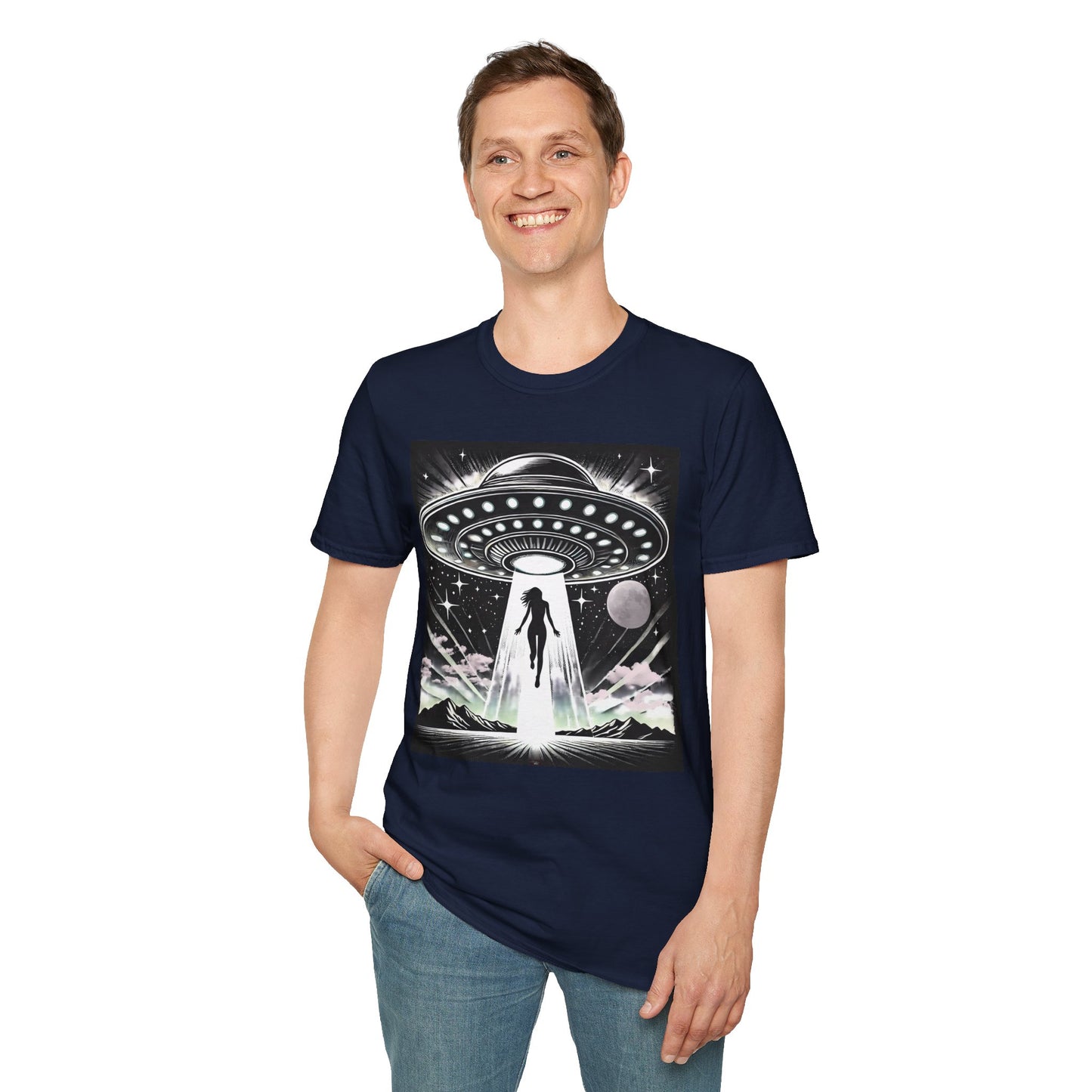 Cosmic Alien Abduction T-Shirt, Retro UFO Shirt, t-shirts, tshirts, Space Enthusiast Apparel, Graphic Tee, Gift for Sci-Fi Lovers, tees, png