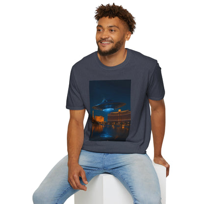 Mysterious UFO Over Vegas Unisex T-Shirt