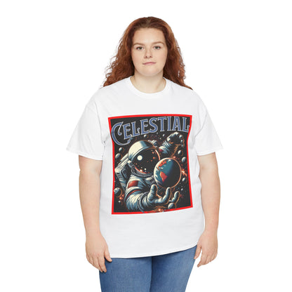 Celestial Astronaut Tee - Unisex Vintage Space Graphic T-Shirt, png, t-shirt, tshirts