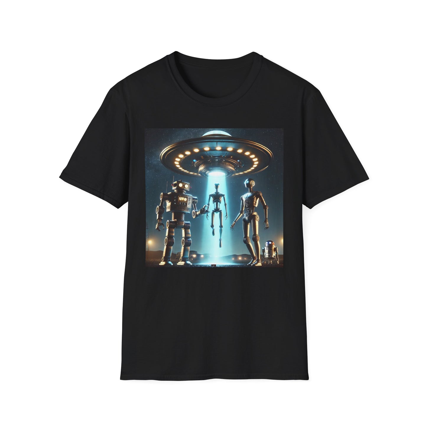 Retro Sci-Fi Unisex T-Shirt, Alien Design Shirt, Gift for Space Lovers, Cool Graphic Tee, Perfect for Sci-Fi Fans, Casual Wear