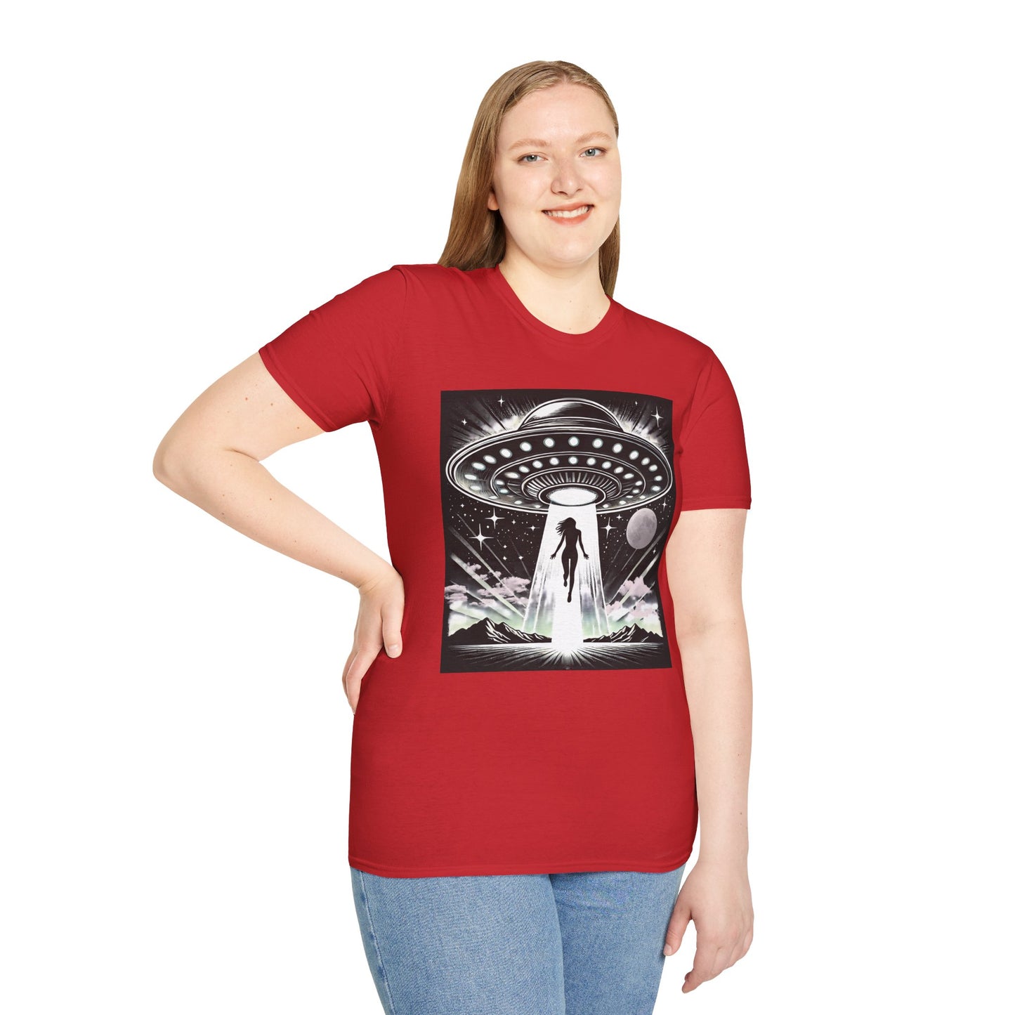 Cosmic Alien Abduction T-Shirt, Retro UFO Shirt, t-shirts, tshirts, Space Enthusiast Apparel, Graphic Tee, Gift for Sci-Fi Lovers, tees, png