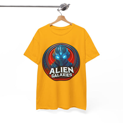 Alien Galaxies T-Shirt — Sci‑Fi Alien Emblem Tee, unisex, t-shirt, png, graphic design