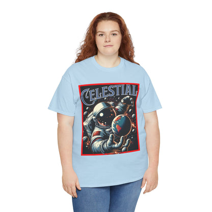 Celestial Astronaut Tee - Unisex Vintage Space Graphic T-Shirt, png, t-shirt, tshirts