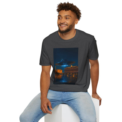 Mysterious UFO Over Vegas Unisex T-Shirt