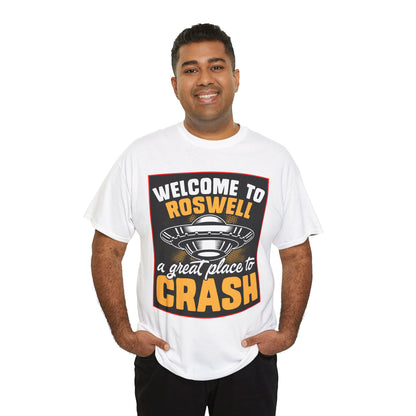 Roswell, UFO, Unisex Heavy Cotton Tee, graphic design, png, t-shirts, t-shirt, tshirts