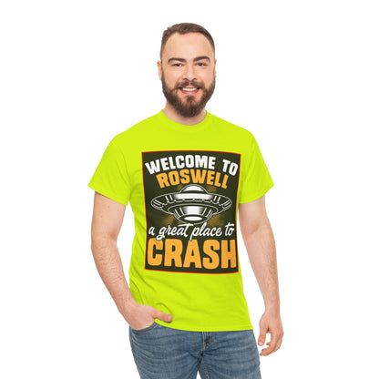 Roswell, UFO, Unisex Heavy Cotton Tee, graphic design, png, t-shirts, t-shirt, tshirts