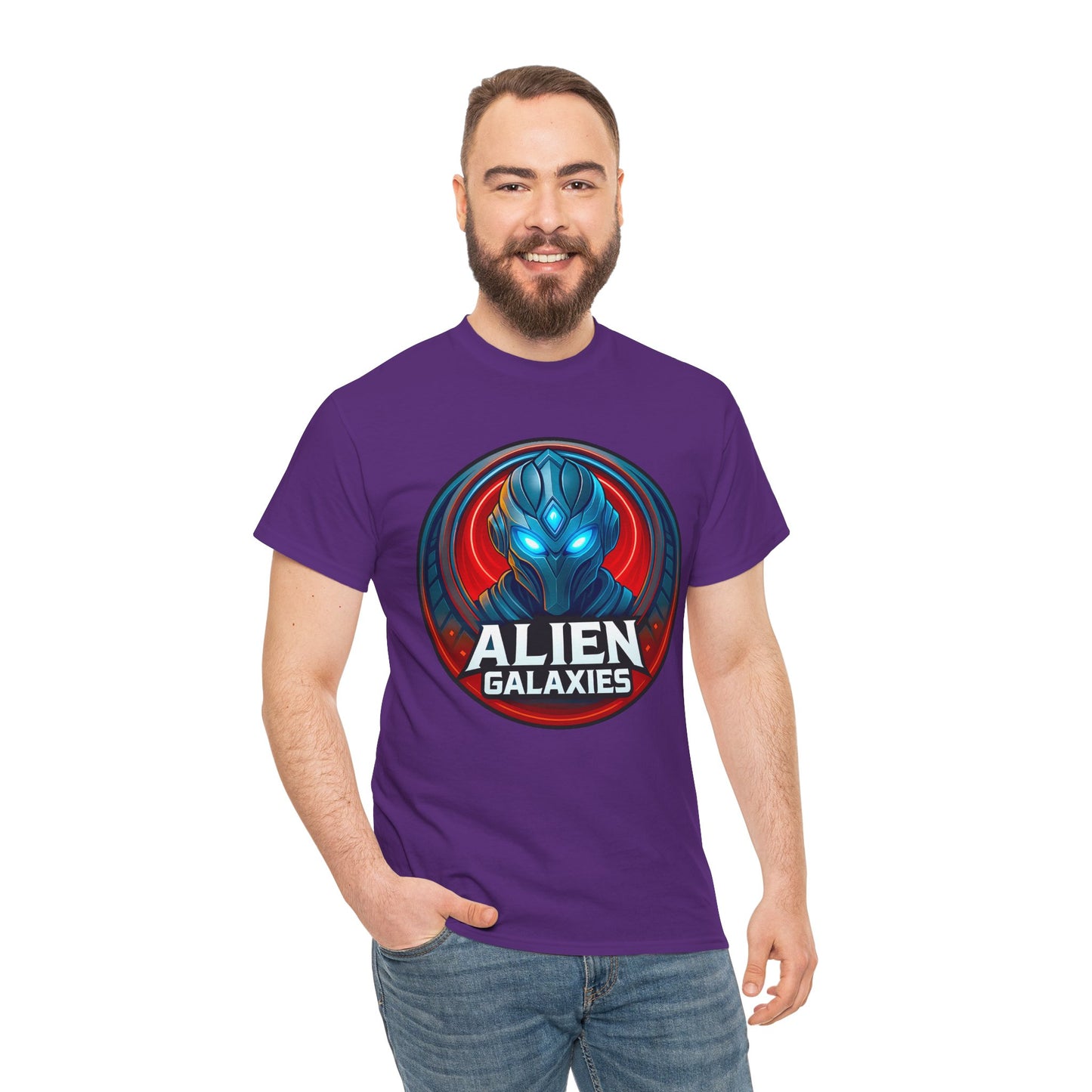 Alien Galaxies T-Shirt — Sci‑Fi Alien Emblem Tee, unisex, t-shirt, png, graphic design
