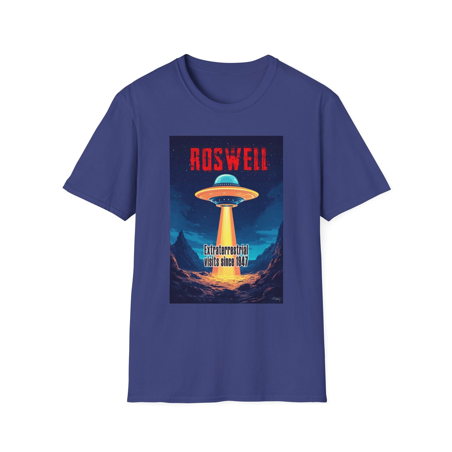 Roswell Alien Encounter Unisex T-Shirt, Retro Space UFO Tee, Sci-Fi Lovers Gift, Convention Wear, Extraterrestrial Tee, graphic design, png