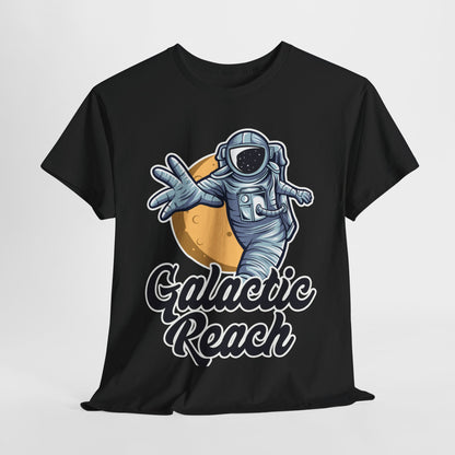 Galactic Reach, Astronaut, Unisex Heavy Cotton Tee, Express Delivery available, graphic design, png