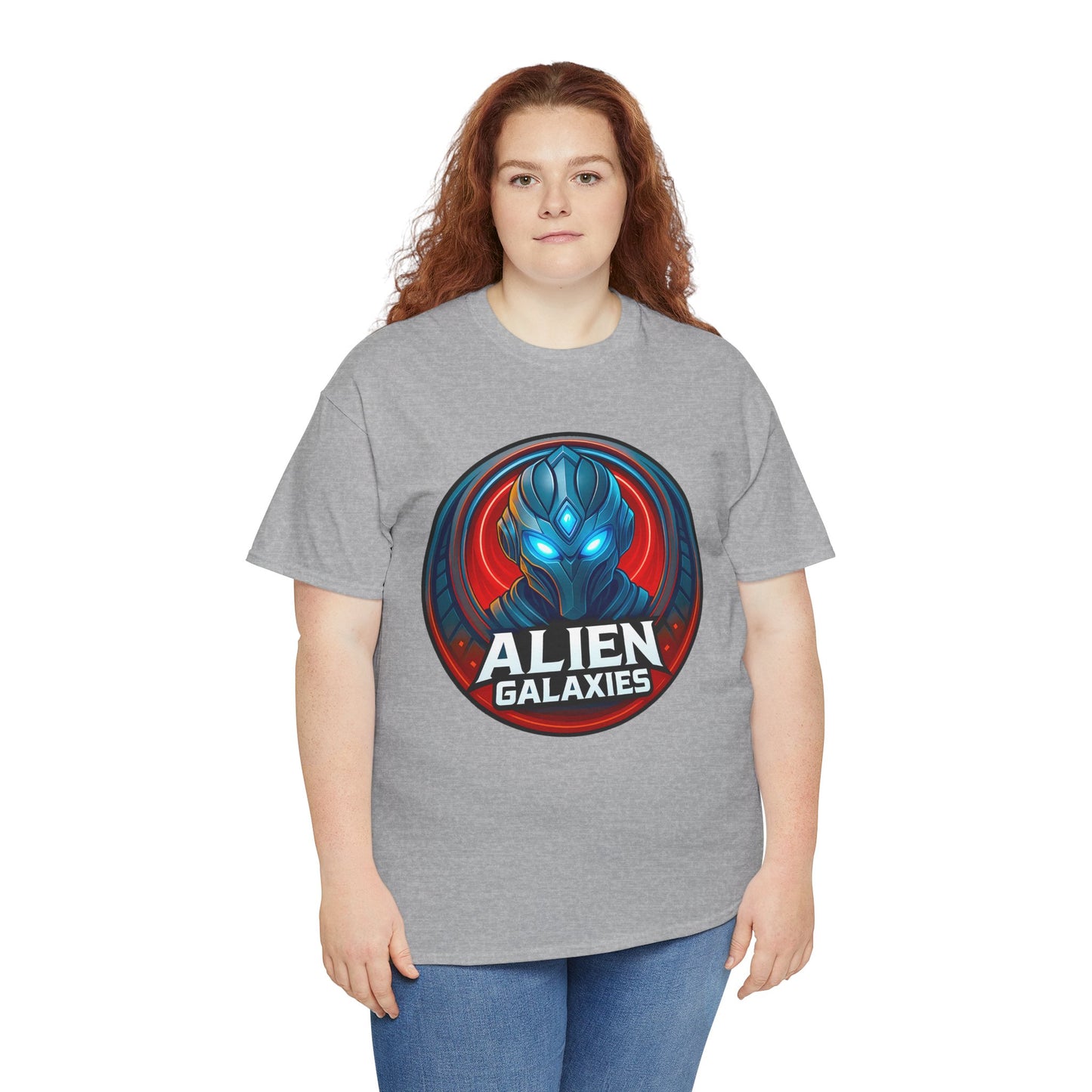 Alien Galaxies T-Shirt — Sci‑Fi Alien Emblem Tee, unisex, t-shirt, png, graphic design