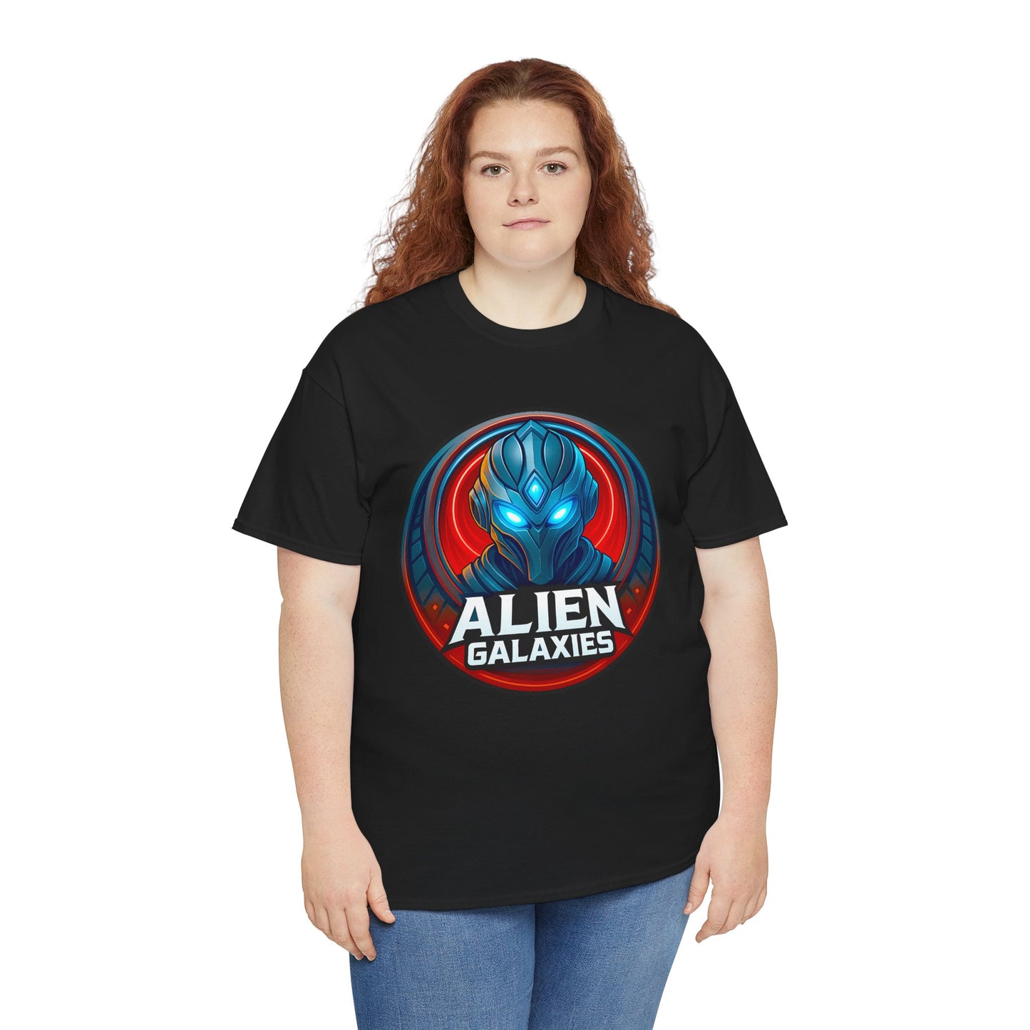 Alien Galaxies T-Shirt — Sci‑Fi Alien Emblem Tee, unisex, t-shirt, png, graphic design