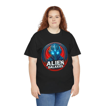 Alien Galaxies T-Shirt — Sci‑Fi Alien Emblem Tee, unisex, t-shirt, png, graphic design