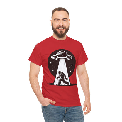 Bigfoot UFO Unisex Tee Graphic Design T-Shirt, GraphicTees, png, sublimation