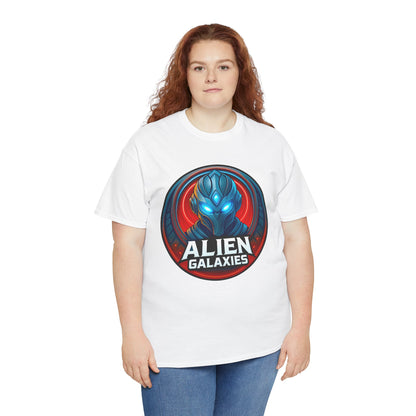 Alien Galaxies T-Shirt — Sci‑Fi Alien Emblem Tee, unisex, t-shirt, png, graphic design