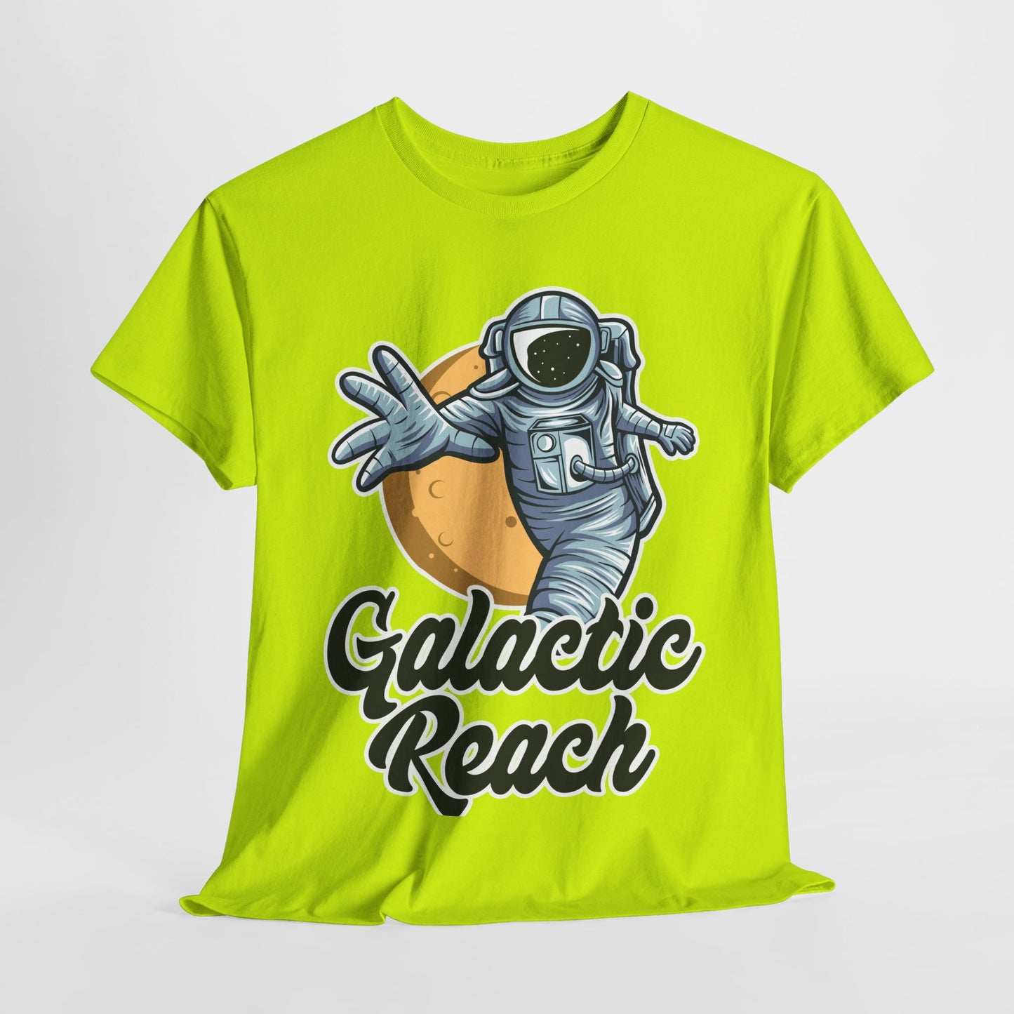 Galactic Reach, Astronaut, Unisex Heavy Cotton Tee, Express Delivery available, graphic design, png