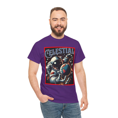 Celestial Astronaut Tee - Unisex Vintage Space Graphic T-Shirt, png, t-shirt, tshirts