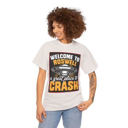 Roswell, UFO, Unisex Heavy Cotton Tee, graphic design, png, t-shirts, t-shirt, tshirts