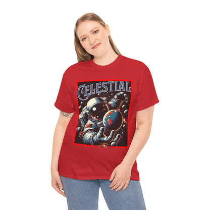 Celestial Astronaut Tee - Unisex Vintage Space Graphic T-Shirt, png, t-shirt, tshirts