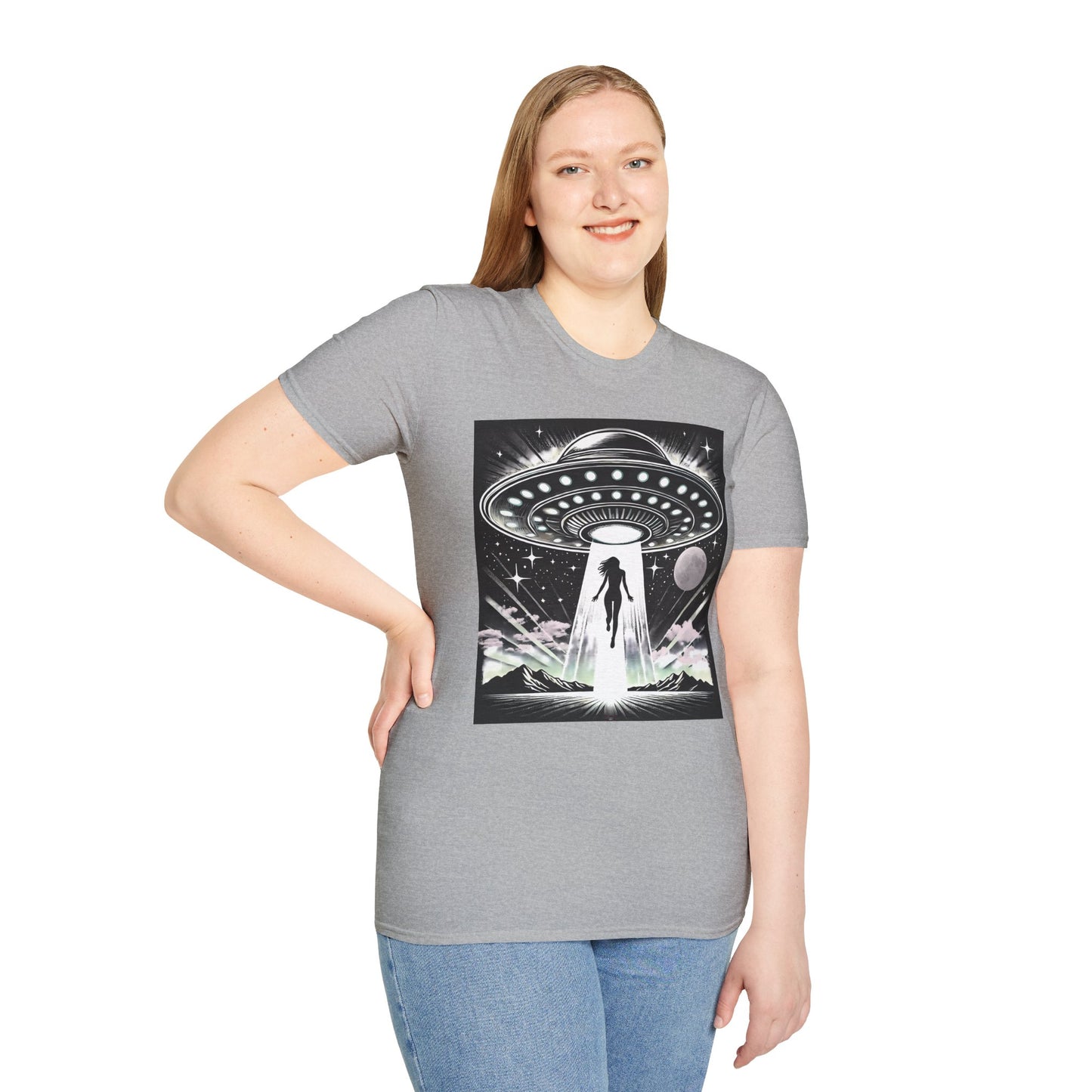 Cosmic Alien Abduction T-Shirt, Retro UFO Shirt, t-shirts, tshirts, Space Enthusiast Apparel, Graphic Tee, Gift for Sci-Fi Lovers, tees, png