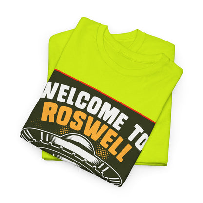 Roswell, UFO, Unisex Heavy Cotton Tee