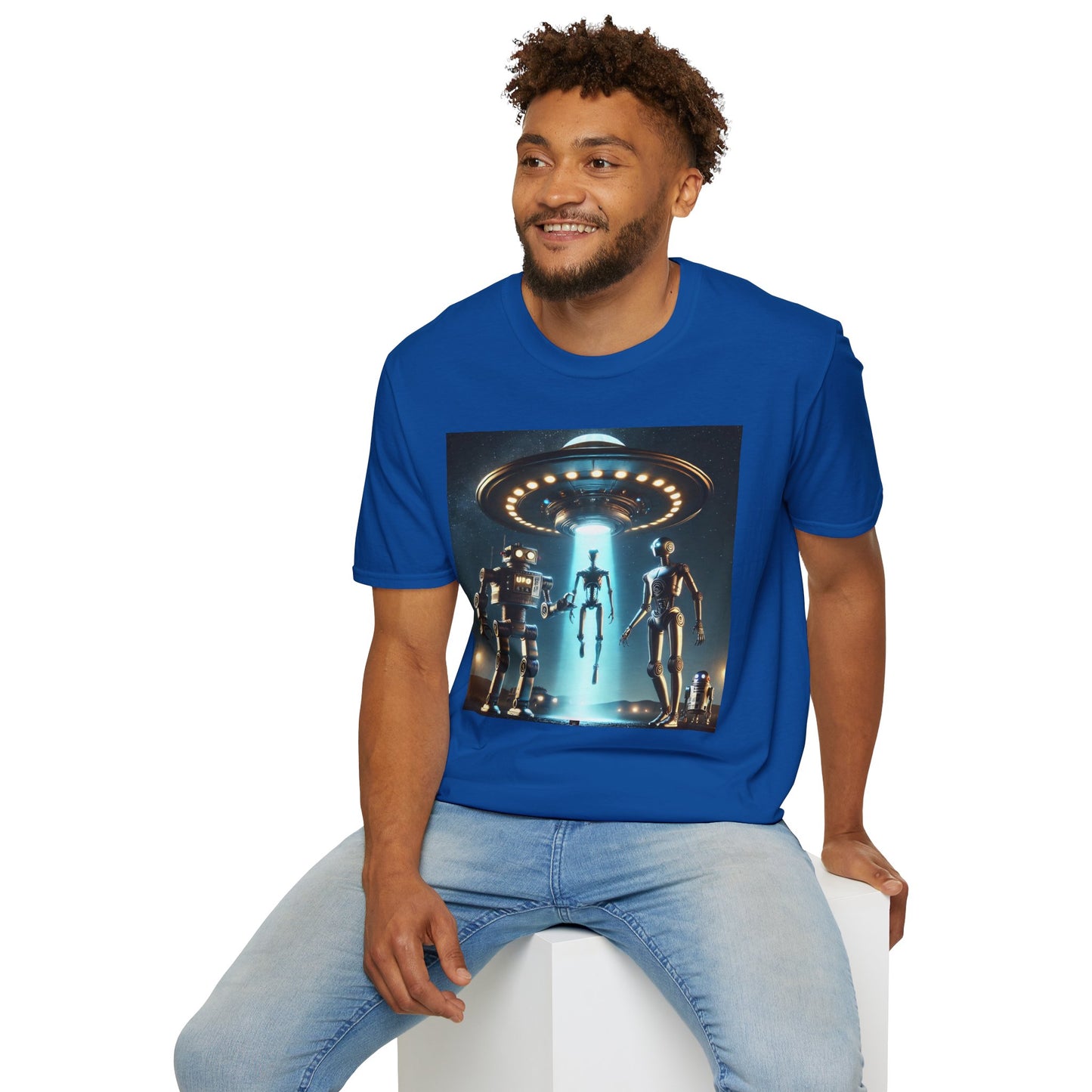 Retro Sci-Fi Unisex T-Shirt Cool Graphic Tee