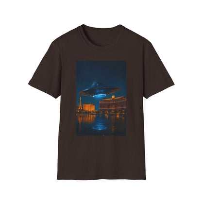 Mysterious UFO Over Vegas Unisex T-Shirt