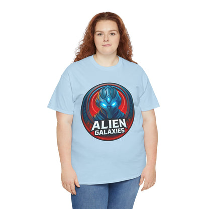 Alien Galaxies T-Shirt — Sci‑Fi Alien Emblem Tee, unisex, t-shirt, png, graphic design