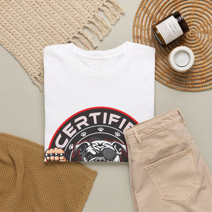 Certified Bounty Hunter, Unisex Heavy Cotton Tee, comedy, bulldog, print design, png, GraphicTees