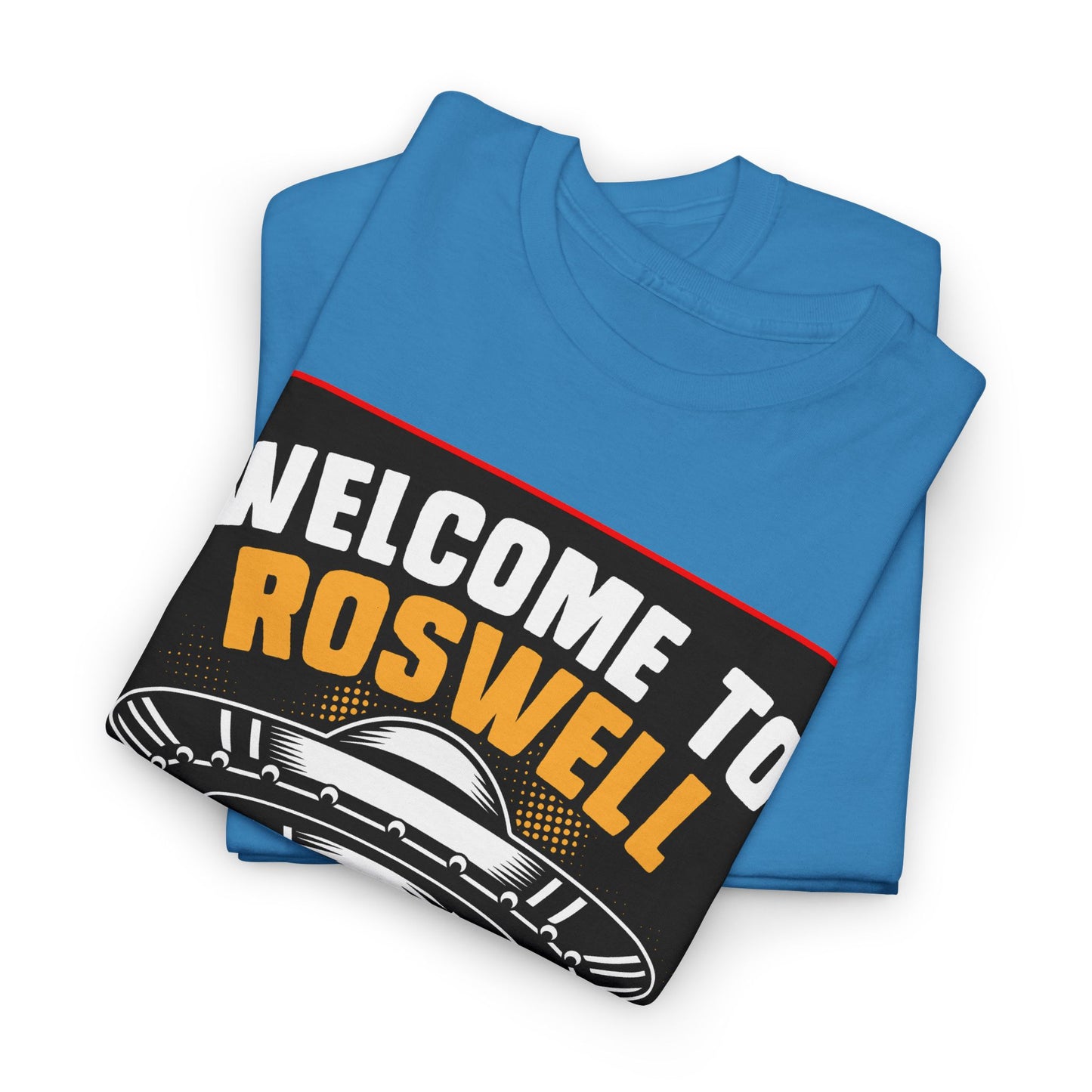 Roswell, UFO, Unisex Heavy Cotton Tee