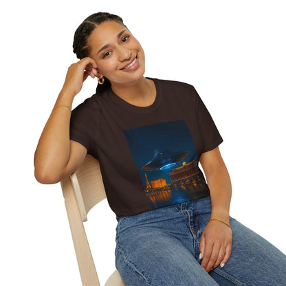Mysterious UFO Over Vegas Unisex T-Shirt