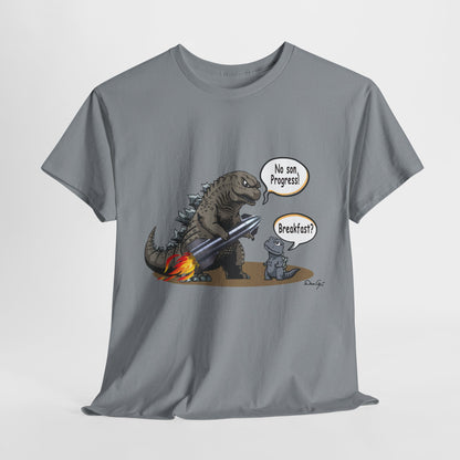 Godzilla, Son and SpaceX, Unisex Heavy Cotton Tee, print design, t-shirt, t-shirts, t-shirts, png, funny, cartoons, tee