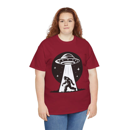 Bigfoot UFO Unisex Tee Graphic Design T-Shirt, GraphicTees, png, sublimation