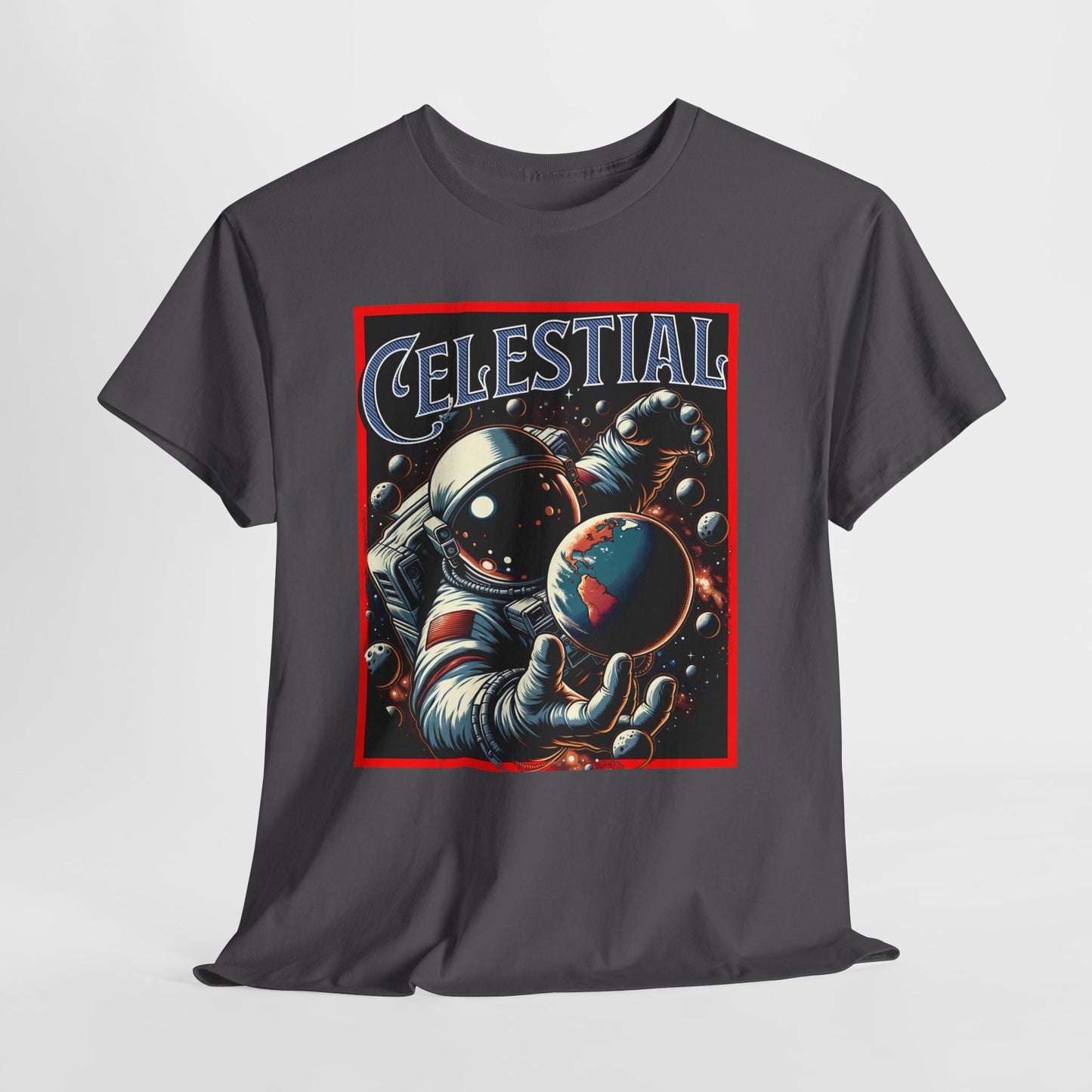 Celestial Astronaut Tee - Unisex Vintage Space Graphic T-Shirt, png, t-shirt, tshirts