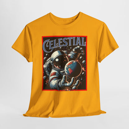 Celestial Astronaut Tee - Unisex Vintage Space Graphic T-Shirt, png, t-shirt, tshirts