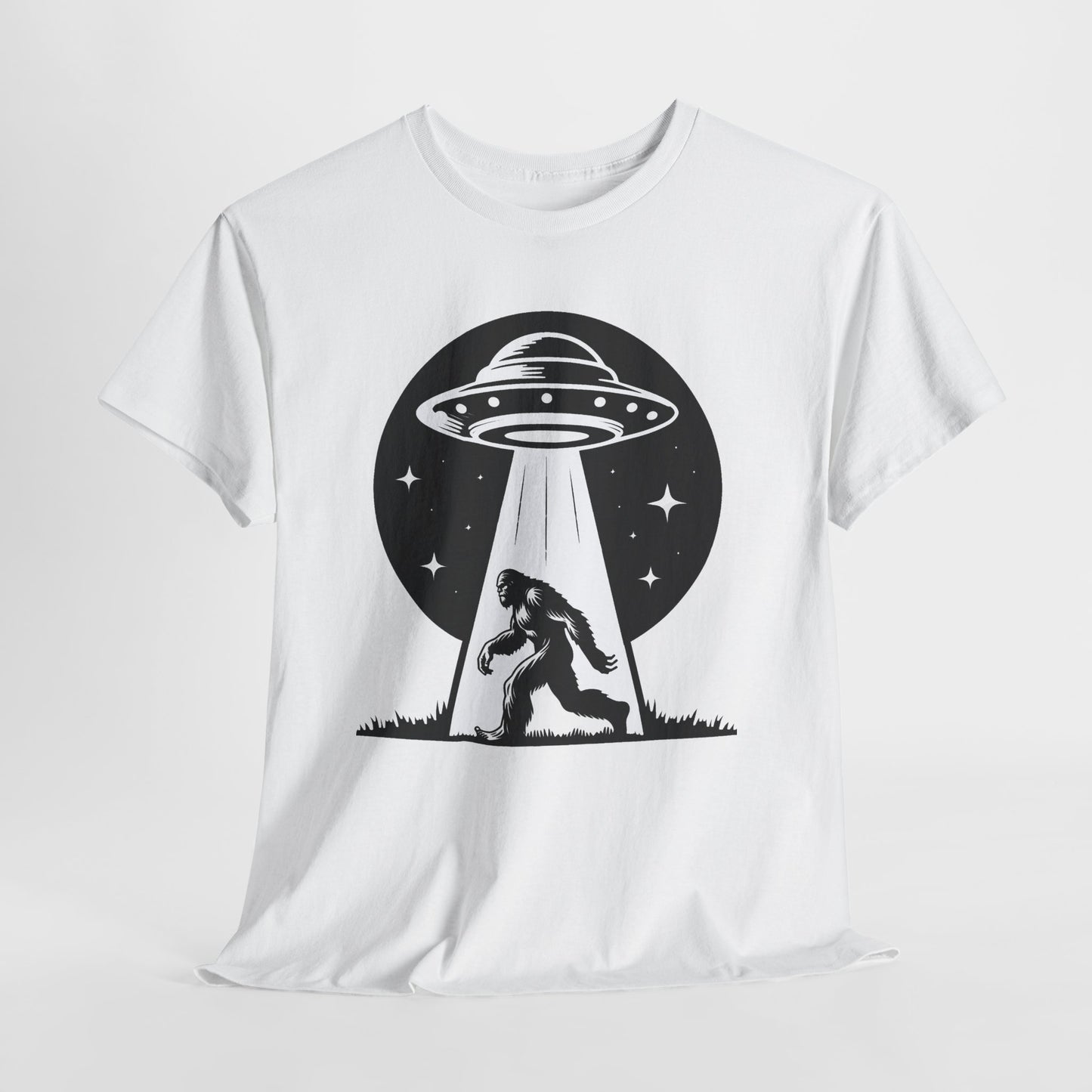 Bigfoot UFO Unisex Tee Graphic Design T-Shirt, GraphicTees, png, sublimation